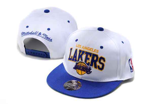 NBA Los Angeles Lakers M&N Snapback Hat NU10